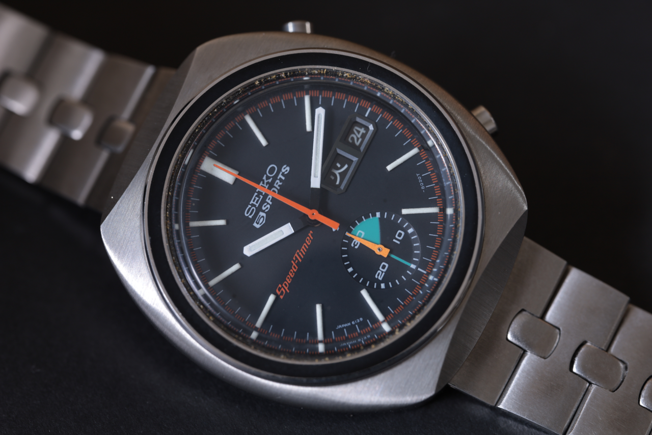 SEIKO 74 s 5 SPORTS Speed Timer Cal.6139A RESUME