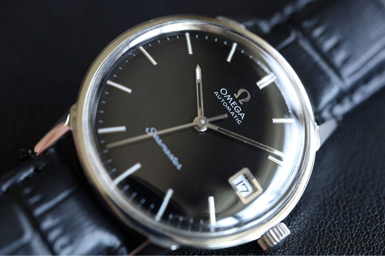 OMEGA(オメガ) 60's Seamaster Black Mirror dial Cal.565
