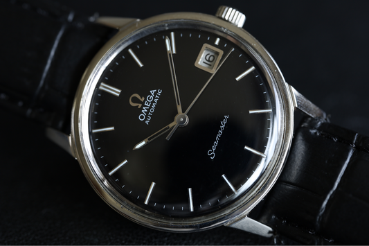 OMEGA(オメガ)  60's  Seamaster Black Mirror dial Cal.565