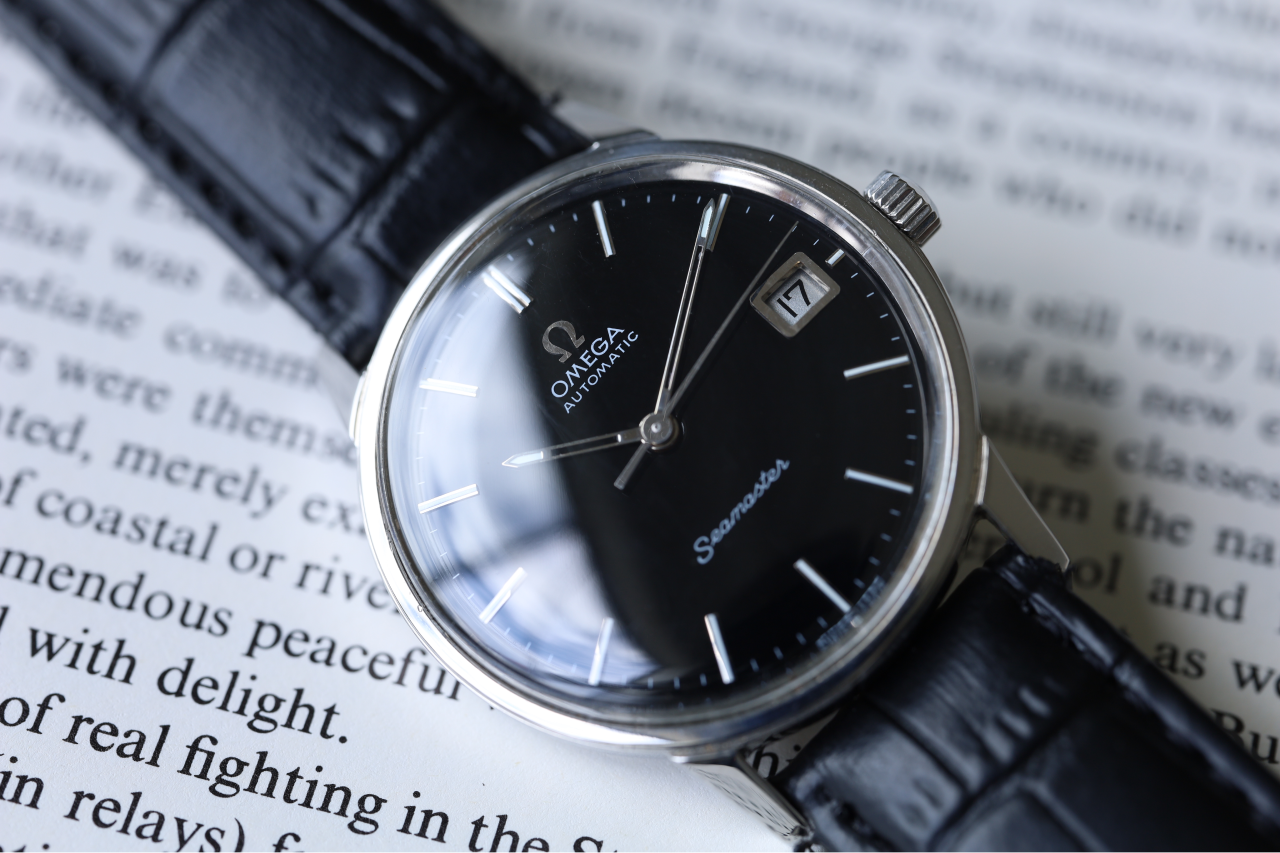 OMEGA(オメガ) 60's Seamaster Black Mirror dial Cal.565