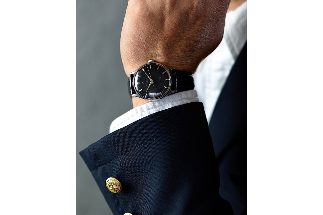 CITIZEN 50's C MARK CENTER-SECOND Cal.3ADJ