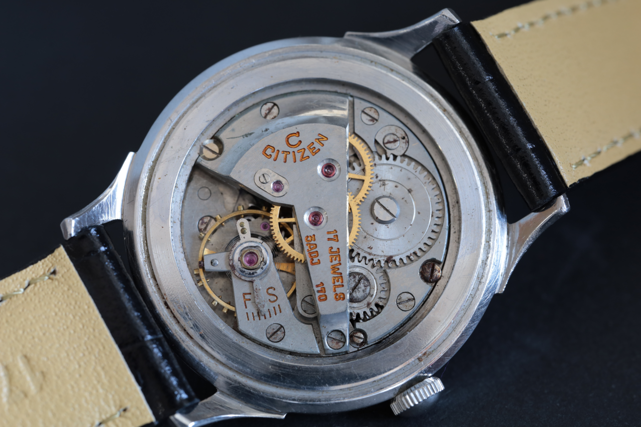 CITIZEN 50's C MARK CENTER-SECOND Cal.3ADJ