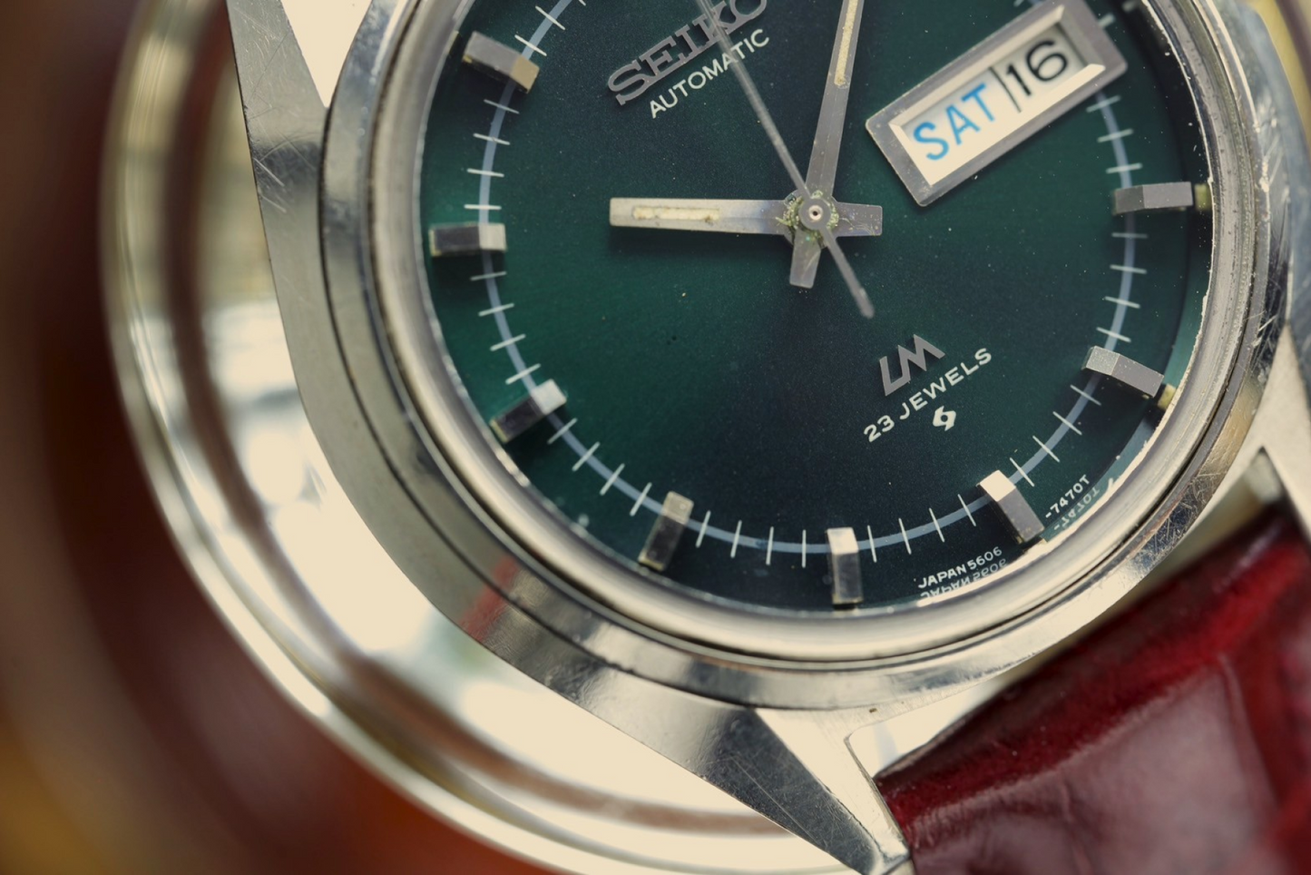 4SAM71 SEIKO セイコー ロードマチック LM エメラルドグリーン