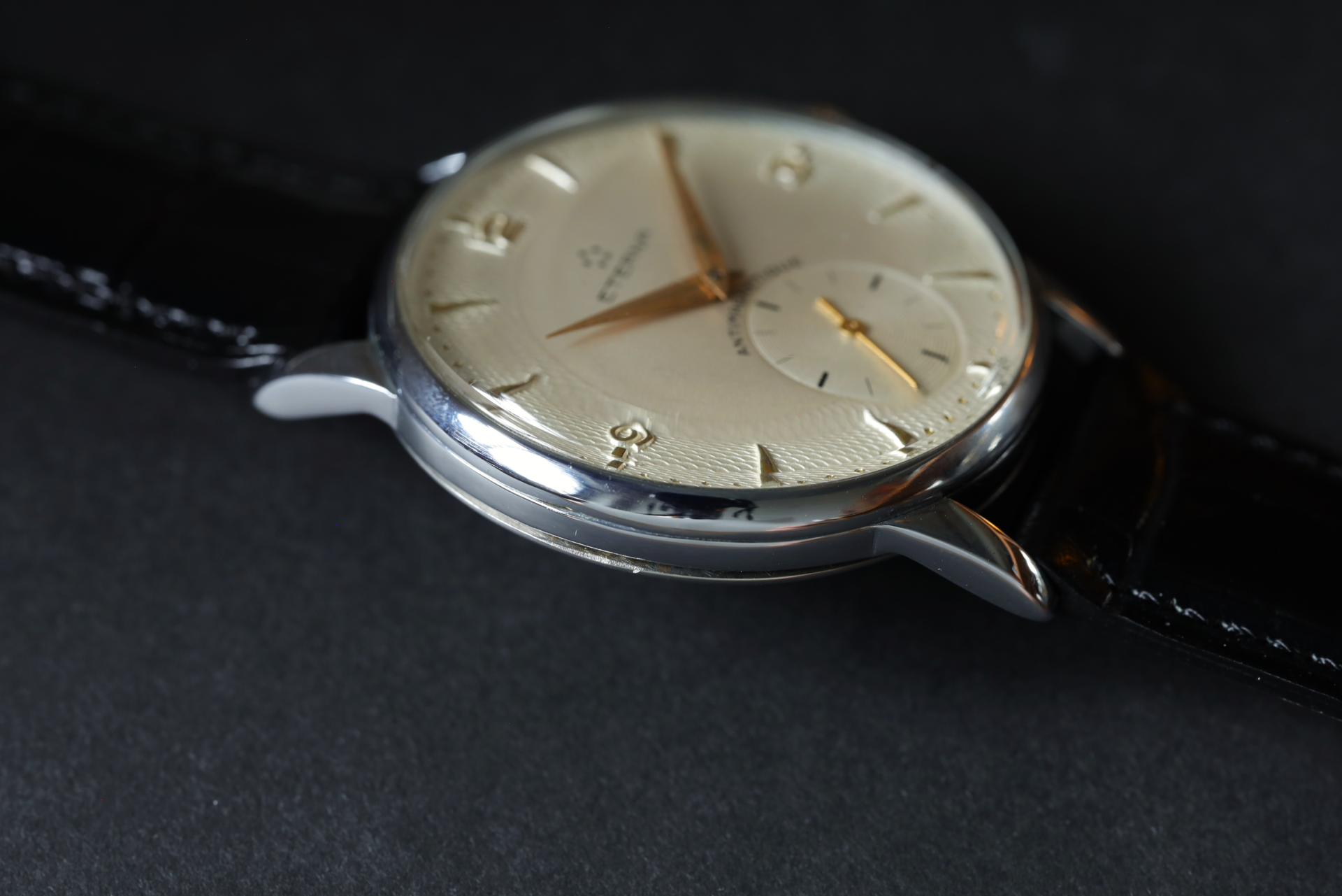 スイス名門 高級ブランド ETERNA 1948年開発 ETERNA-MATIC 自動巻紳士