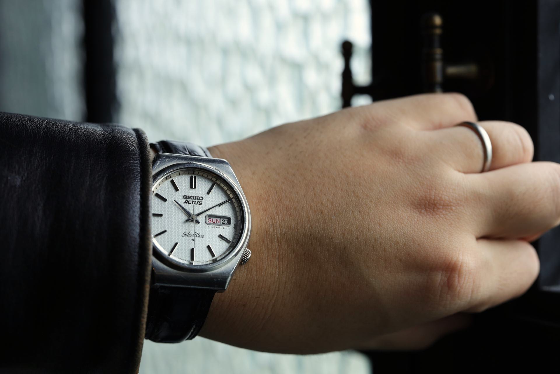 値下げしました SEIKO SilverWave ねじ込みリューズ 稼働品 クォーツ 
