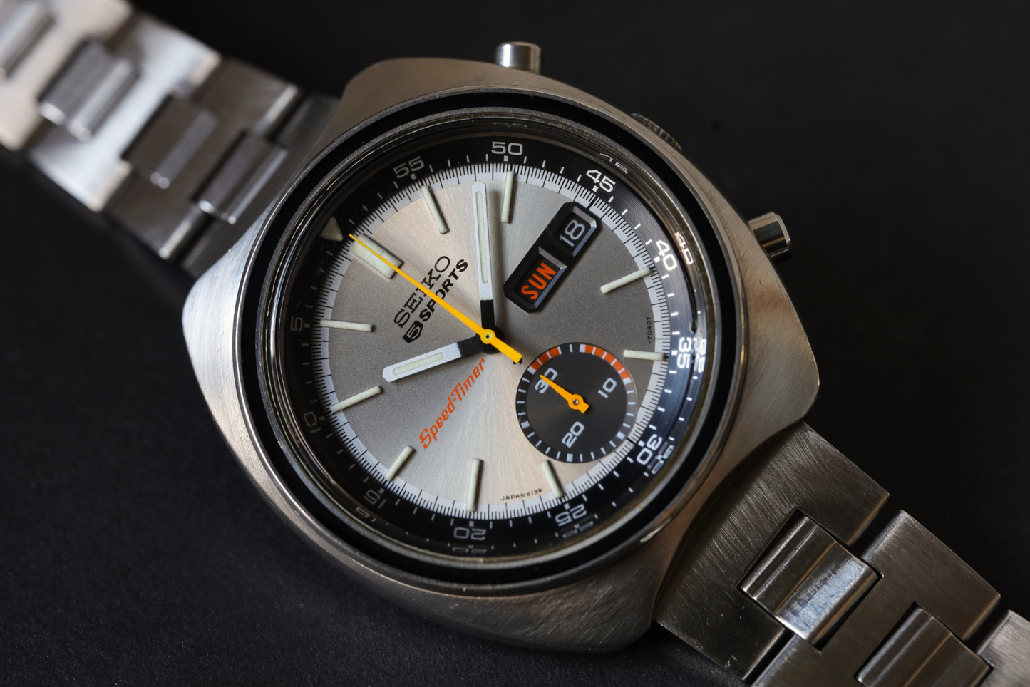 SEIKO 71's 5 SPORTS Speed ​​- Timer Cal.6139A 