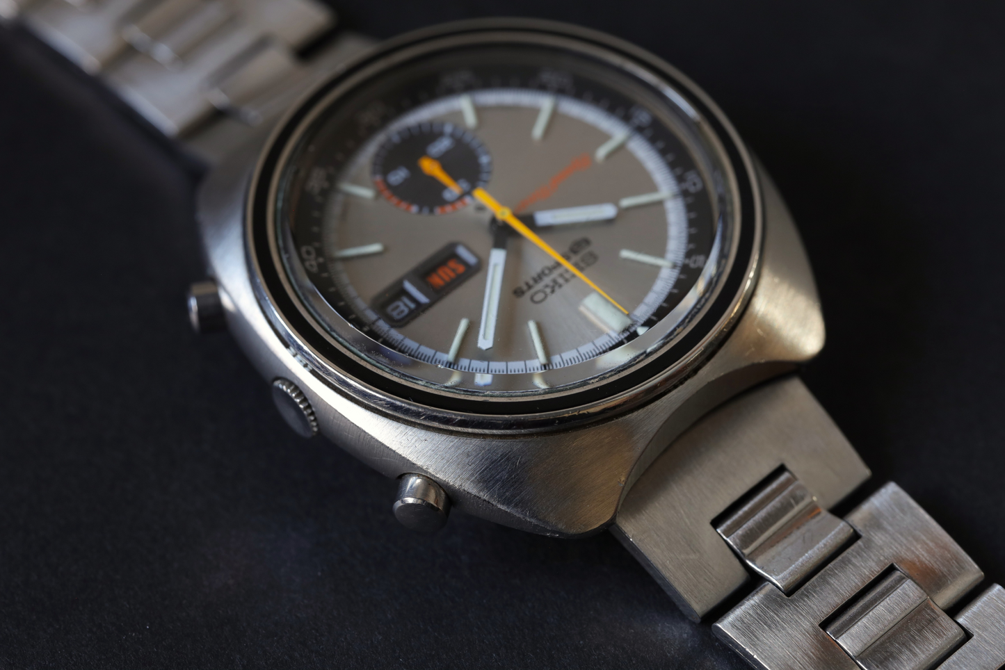 SEIKO 71's 5 SPORTS Speed ​​- Timer Cal.6139A 