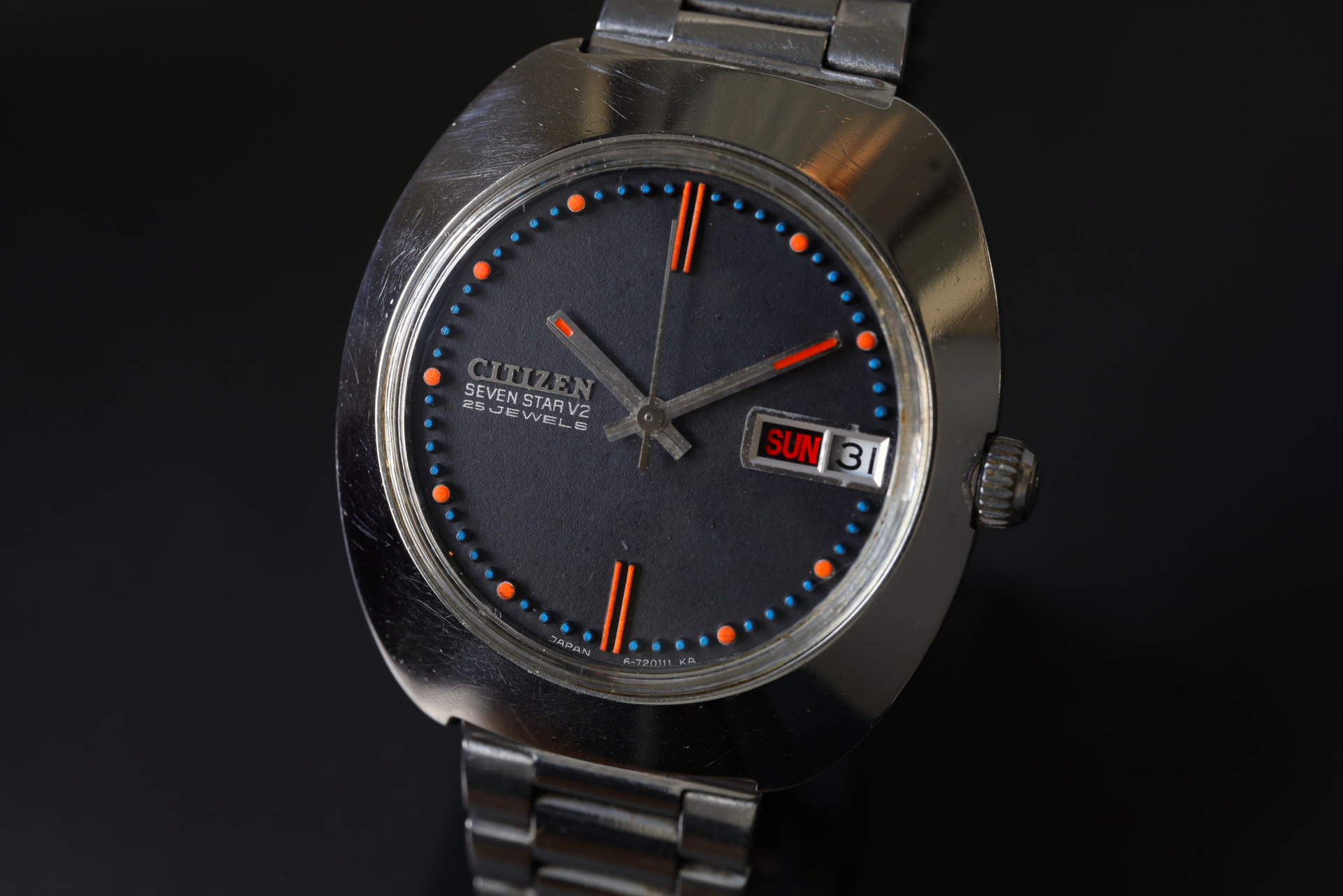 ○【YH-7292】中古品 CITIZEN シチズン Avanti AT 自動巻き 8228 
