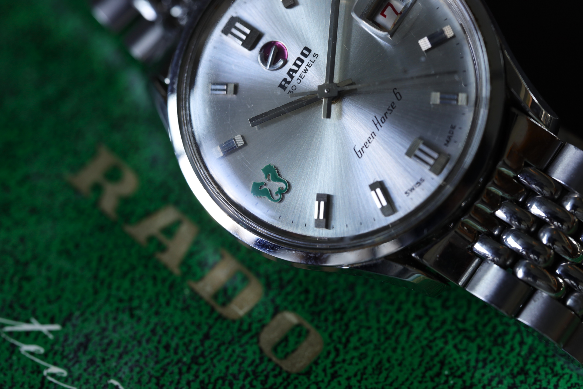 美品✨RADO ラドー GREEN HORSE DE LUXE REF稼働 RADO(ラドー) 60's / Green Horse 6 / Cal.1806 – RESUME