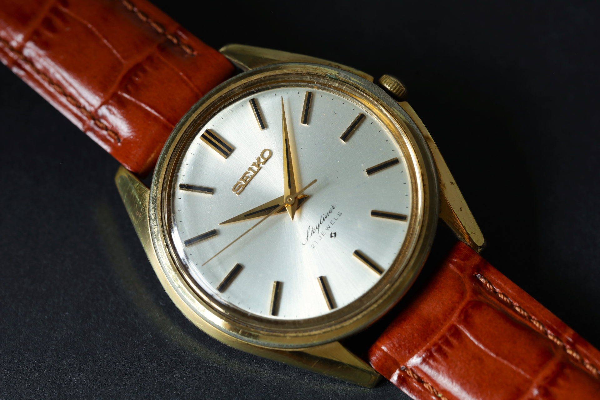 セイコー スカイライナー 手巻き 6102-8000 21石 SEIKO OH済 0 1961年 