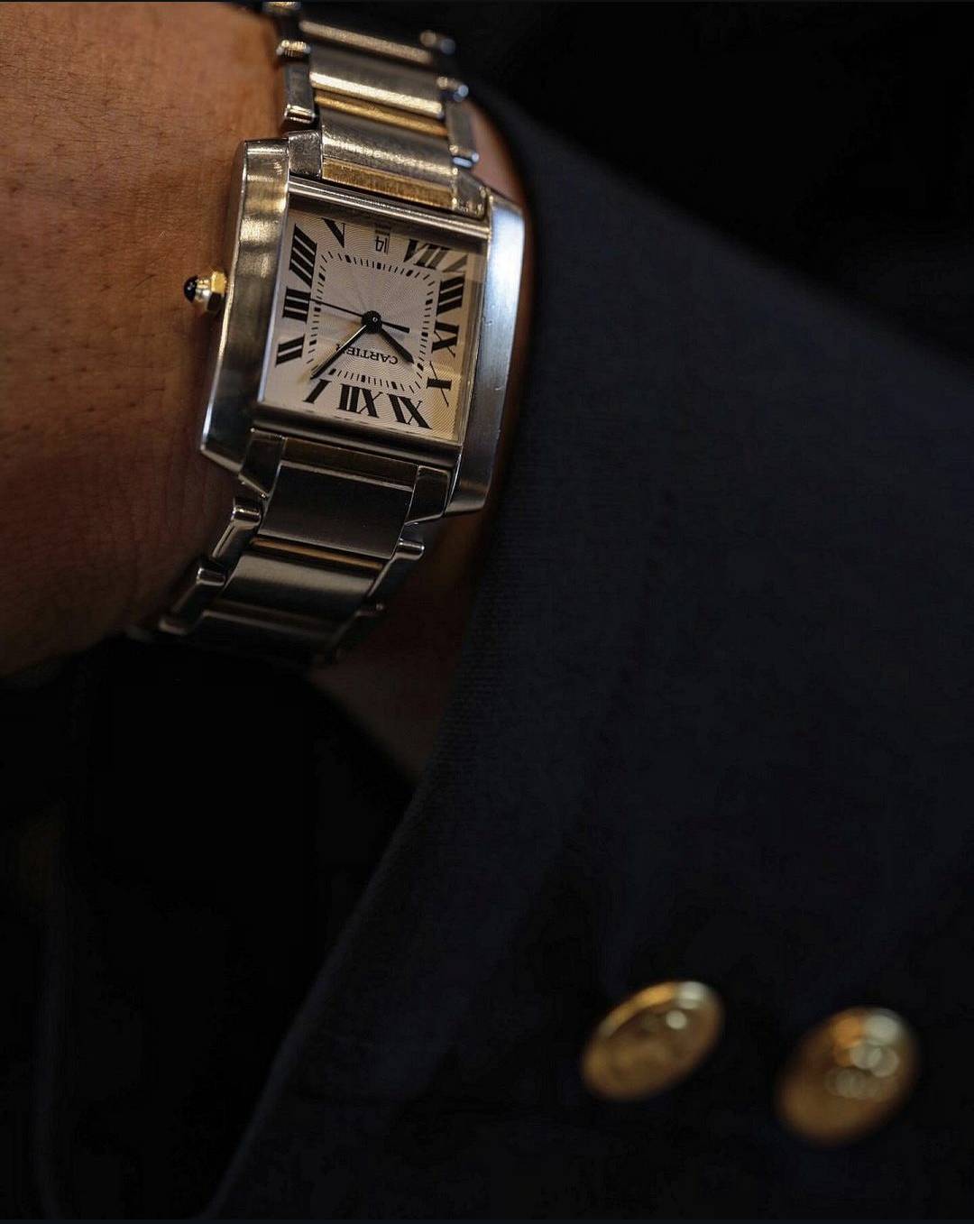 CARTIER 90's Tank Francaise LM 2302 